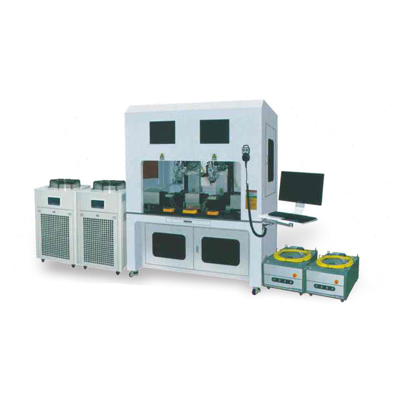 Double-station multi-axis laser welding machine